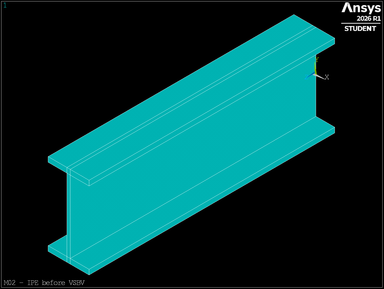 Complete I section before subtracting the cutter volume